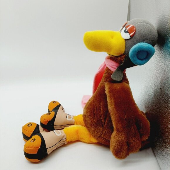 Loon Aviator with Roller Skates Plush Stuffed Animal 15" READ Shoe Comic 1983 - Picture 6 of 10